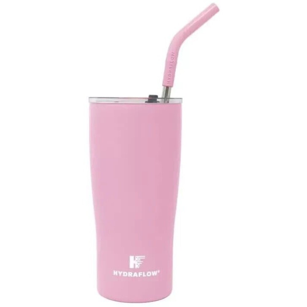 Hydraflow Capri 30oz Tumbler with Straw Triple Wall Vacuum Insulated Graphite